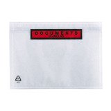 Pochette porte-document autoadhésive plastique 162 x 114 mm - Carton de 1000