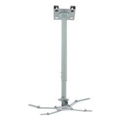 Adjustable ceiling support for video projector silver