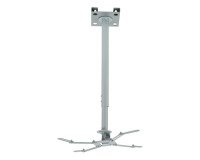 Support plafond réglable pour vidéoprojecteur silver