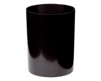 Papelera de plástico CEP Confort Negra 16 L
