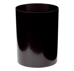 Papelera de plástico CEP Confort Negra 16 L