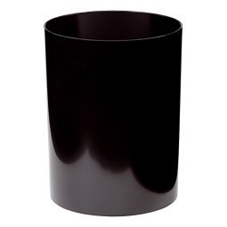 Corbeille à papier plastique Cep Confort noire 16 L