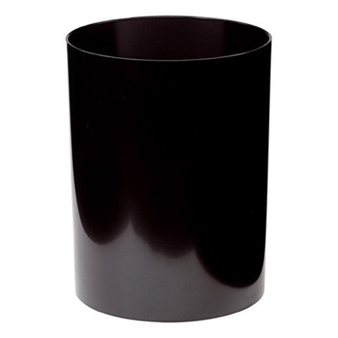 Papelera de plástico CEP Confort Negra 16 L