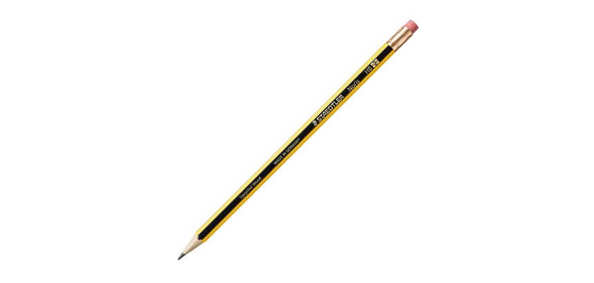 Crayon à papier bout gomme Staedtler Noris Classique HB - Boîte de 12
