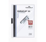 Dossier pinza lateral metálica Duraclip® 30 hojas A4 Durable blanco