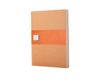 Set de 3 cahiers Moleskine 13 x 21 cm ivoire ligné 80 pages