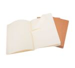 Set de 3 cahiers Moleskine 19 x 25 cm ivoire sans quadrillage 120 pages