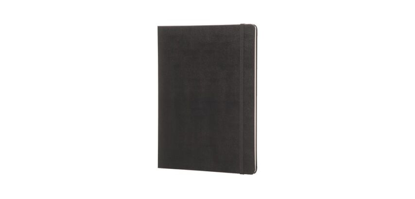 Notitieboekje Moleskine professioneel sterk 19 x 25 cm ivoor gelijnd 192 pagina's