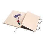 Cuaderno profesional Moleskine rígido 19 x 25 cm marfil rayado 192 páginas