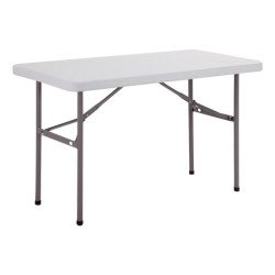 Table pliante polyvalente en polyéthylène L 122 - P 61 cm