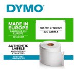 Etiquette d'expédition 104 x 159 mm Dymo - Rouleau de 220