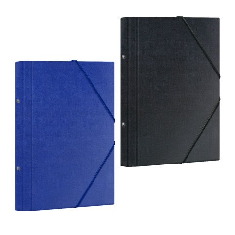 Carpeta clasificadora con gomas 12 divisiones plastificada Dohe Folio Negro