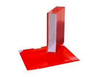 Cajetín para archivador plastificado lomo 7,5 cm A4 Bruneau Rojo