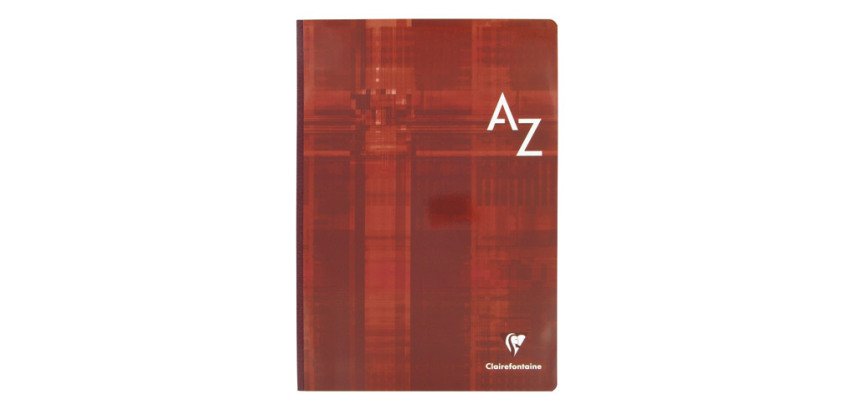 Répertoire Alphabétique broché Clairefontaine Metric format A4 21 x 29,7 cm 192 pages