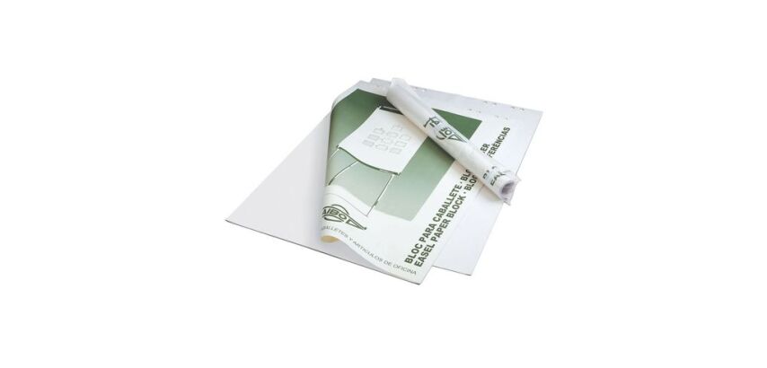 Bloc de papel para caballete - 25 hojas 65 x 90 cm