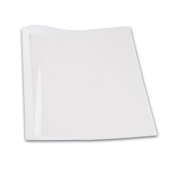 Couverture de thermosoudure dos 1,5 mm carton 200 g Fellowes blanche