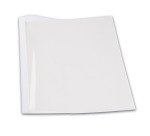 Couverture dos cartonné blanc pour thermosoudure 250 g - 1,5 mm