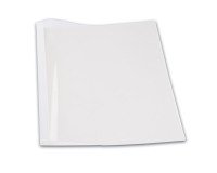 Kaft voor thermisch inbinden 250 g rug 1,5 mm wit-transparant