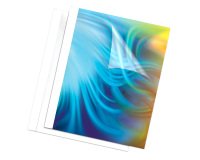Couverture de thermosoudure dos 1,5 mm carton 200 g Fellowes blanche