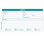 Carnet autocopiant 200 "messages recus"