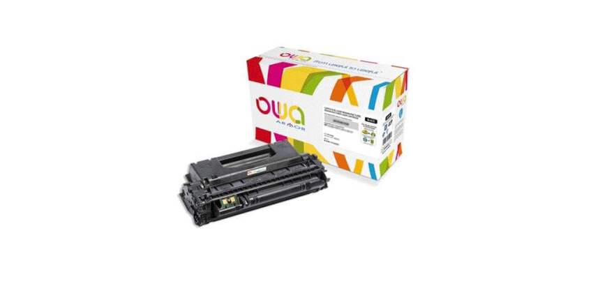 Toner Owa compatible HP 53X-Q7553X haute capacité noir pour imprimante laser