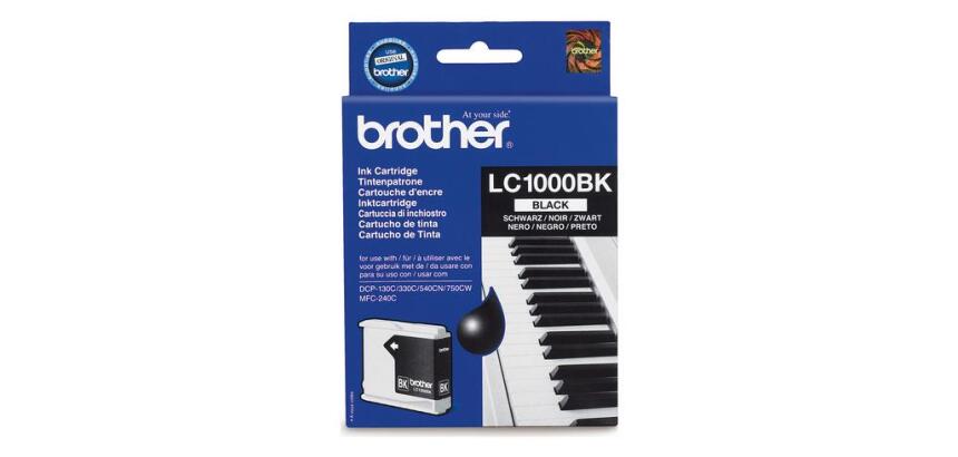 Cartouche Brother LC1000 noire pour imprimante jet d'encre