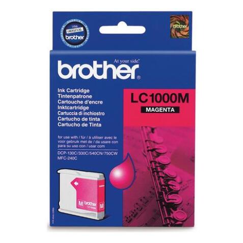 Cartouche Brother LC1000 couleurs séparées pour imprimante jet d'encre