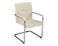 Fauteuil visiteur simili cuir Rumba