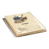 Fundas multitaladro Esselte A4 con fuelle banda reforzada PVC 170 micras Paquete de 3