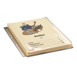 Fundas multitaladro Esselte A4 con fuelle banda reforzada PVC 170 micras Paquete de 3