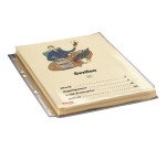 Pochette transparente perforée bande métallique à soufflets Esselte A4 PVC incolore - Sachet de 3