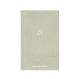 Linen notebook grey 19,5 x 12,5 cm