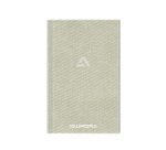 Carnet broché toile grise Aurora 19,5 x 12,5 cm - petits carreaux - 192 pages