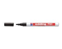 Rotulador permanente edding 751 negro