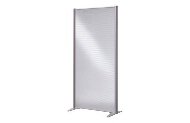 Trennwand aus transparentem Polycarbonat L 81cm B-Zen - ohne Gestell