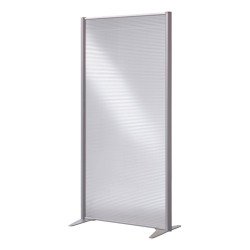 Trennwand aus transparentem Polycarbonat L 81cm B-Zen - ohne Gestell