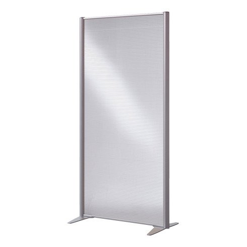Cloison de séparation en polycarbonate translucide L 81cm B-Zen - sans piètement