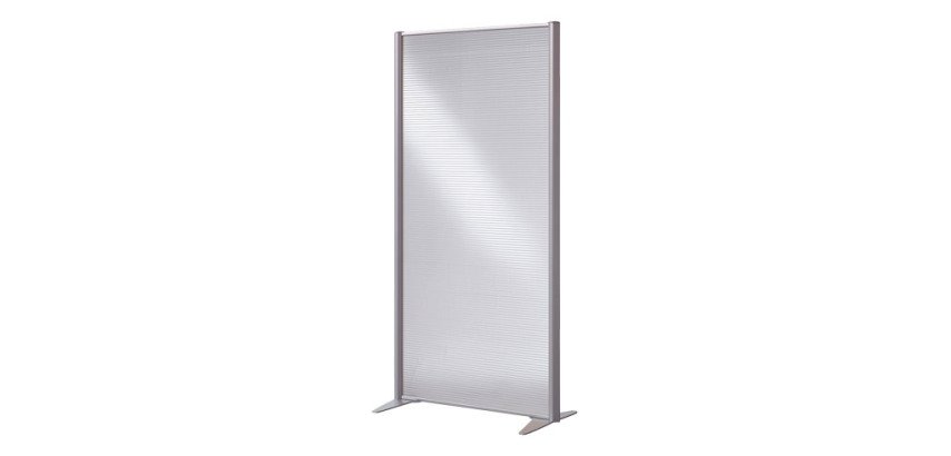 Mampara B-ZEN policarbonato Alt.160 x An.81 cm translúcida