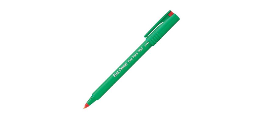 Stylo feutre Pentel Ball R50 à capuchon pointe 0,8 mm - écriture fine