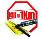 Marqueur permanent Pentel N50 couleurs assorties pointe ogive 4,3 mm - Pochette de 4