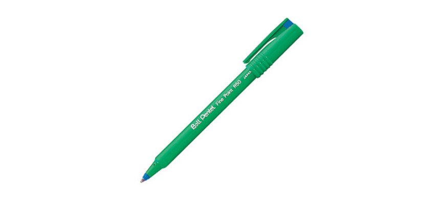Stylo feutre Pentel Ball R50 à capuchon pointe 0,8 mm - écriture fine