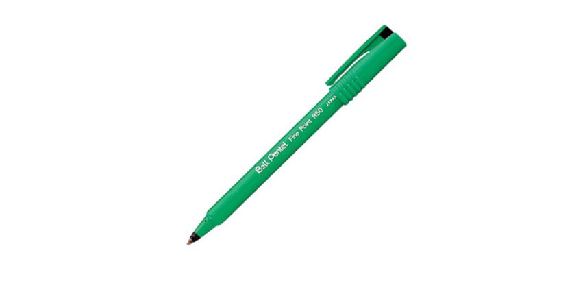 Stylo feutre Pentel Ball R50 à capuchon pointe 0,8 mm - écriture fine