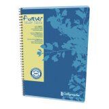 Cahier recyclé spirale Clairefontaine Forever A4 21 x 29,7 cm - petits carreaux 180 pages