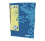 Cahier recyclé spirale Clairefontaine Forever - A4 21 x 29,7 cm - petits carreaux - 180 pages