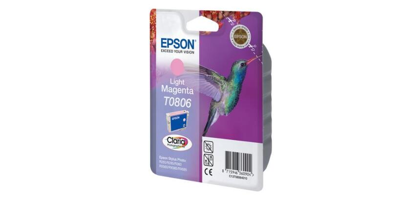 Cartouche Epson T080 couleurs séparées pour imprimante jet d'encre