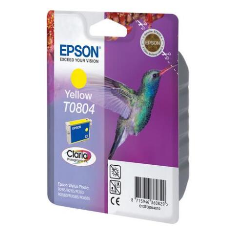 Epson T0804 cartucho original amarillo (400 páginas)