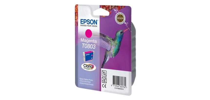 Cartouche Epson T080 couleurs séparées pour imprimante jet d'encre