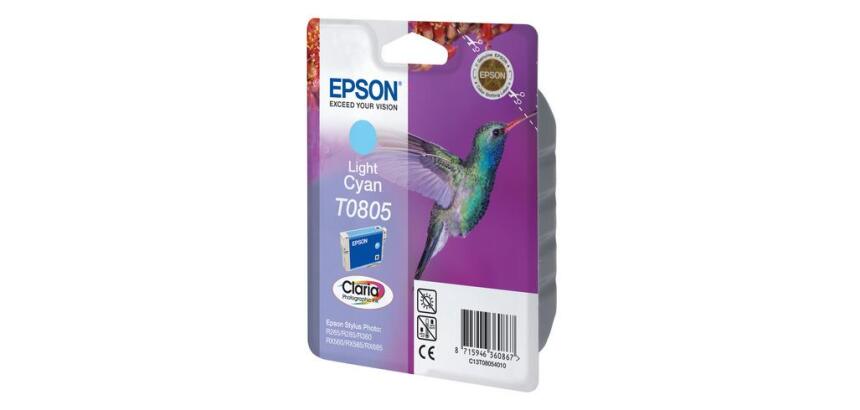Cartouche Epson T080 couleurs séparées pour imprimante jet d'encre