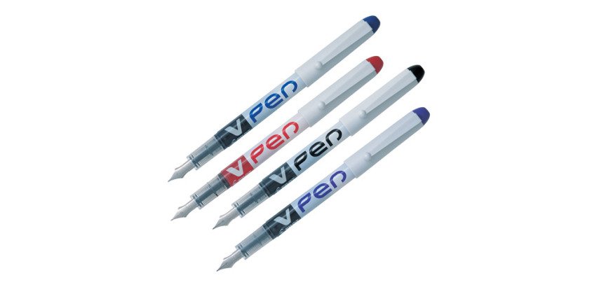 Stylo plume Pilot V-Pen écriture moyenne