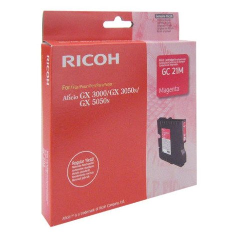 Ricoh GC21 cartouches couleurs séparées pour imprimante gel d'encre